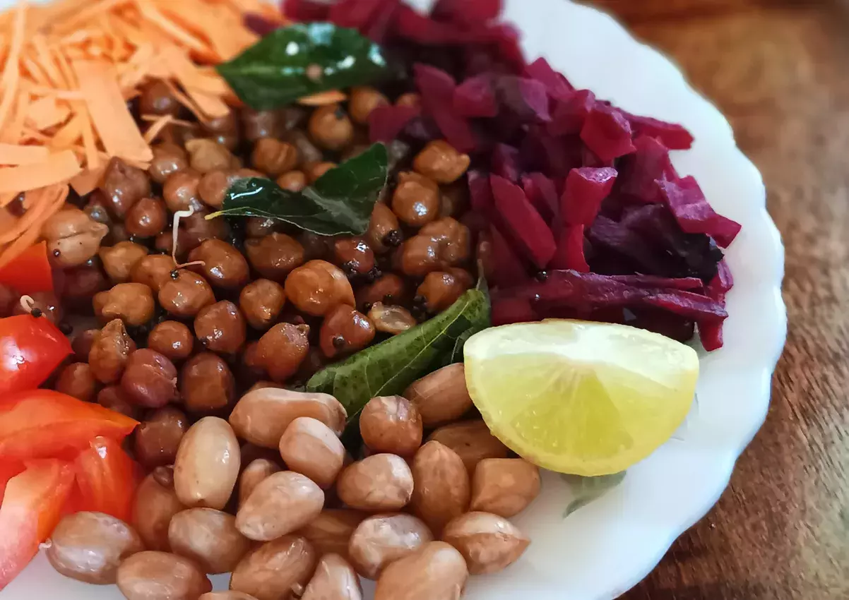 Brown Chana Chaat